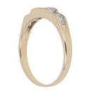 9ct Yellow Gold Cubic Zirconia Half Eternity Ring