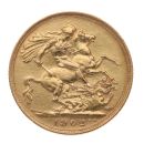 1902 Edward VII Large Head UK Full Sovereign Coin