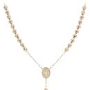 9ct Yellow Gold Rosary Beads 26"