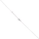 Sterling Silver Cubic Zirconia Pendant and Chain 16" by Icesia