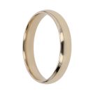 9ct Yellow Gold Plain Wedding Band 4mm