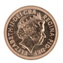 2013 Elizabeth II Fourth Portrait UK Full Sovereign Coin