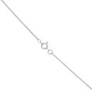 18ct White Gold 0.70ct Diamond Cross Pendant and Chain 20"