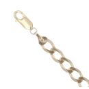 9ct Yellow Gold Curb Bracelet 8"