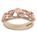 9ct Yellow and Rose Gold Tree Of Life Clogau Band 7mm