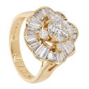 18ct Yellow Gold Fancy Diamond Ring