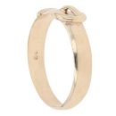 9ct Yellow Gold Plain Buckle Ring