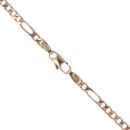 9ct Rose Gold Figaro Chain 24"
