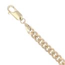 9ct Yellow Gold Curb Bracelet 8"