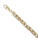 9ct Yellow Gold Byzantine Bracelet 8"