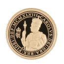 2024 Charles III Tristan Da Cunha 1/8 Sovereign Coin Boxed