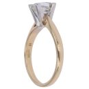 18ct Yellow Gold 0.81ct Millennium Cut Diamond Solitaire Ring