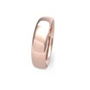 9ct Rose Gold Slight Court Wedding Band 5mm