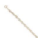 14ct Yellow Gold Multi Link Bracelet 7.5"