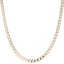 9ct Yellow Gold Curb Chain 22"