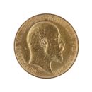 1910 Edward VII Large Head UK Half Sovereign Coin