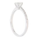 18ct White Gold 0.55ct Brilliant Cut Diamond Solitaire Ring
