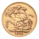 1914 George V Large Head UK Full Sovereign Coin