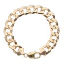 9ct Yellow Gold Curb Bracelet 8"