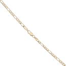 9ct Yellow Gold Figaro Chain 18"