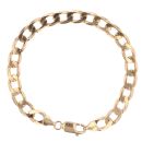 9ct Yellow Gold Curb Bracelet 8.5"
