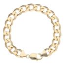 9ct Yellow Gold Curb Bracelet 8.5"