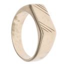 9ct Yellow Gold Patterned Signet Ring