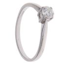 18ct White Gold 0.40ct Brilliant Cut Diamond Solitaire Ring