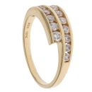 18ct Yellow Gold 0.40ct Brilliant Cut Diamond Fancy Ring