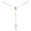 9ct Yellow Gold Rosary Beads 26"