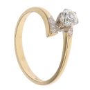 18ct Yellow Gold 0.40ct Brilliant Cut Diamond Solitaire Ring