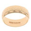 9ct Yellow Gold 6mm Wedding Band