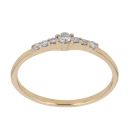 18ct Yellow Gold 0.15ct Diamond Fancy Ring