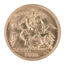 1912 George V Large Head UK Half Sovereign Coin