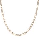 9ct Yellow Gold Double Curb Chain 20"