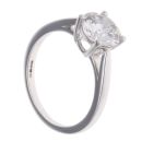 18ct White Gold 2.00ct Brilliant Cut Lab Grown Diamond Solitaire Ring