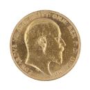1910 Edward VII Large Head UK Full Sovereign Coin