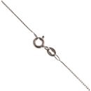 9ct White Gold 0.05ct Diamond Fancy Pendant and Chain 18"