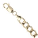 9ct Yellow Gold Curb Bracelet 9"