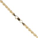 Gold Plated Silver Rope Chain 20"