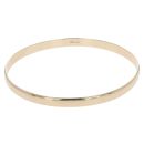 9ct Yellow Gold Plain Solid Bangle