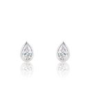 9ct Yellow Gold Pear Lab Grown Diamond Earrings G VS