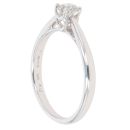 9ct White Gold 0.33ct Brilliant Cut Diamond Solitaire Ring