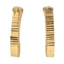 22ct Yellow Gold Sunburst Hoop Earrings