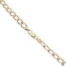 9ct Yellow Gold Oval Curb Chain 20"