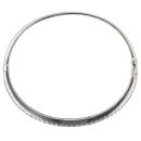 9ct White Gold 5.00ct Brilliant Cut Diamond Bangle