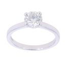 18ct White Gold 1.00ct Diamond Solitaire Ring