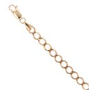 9ct Yellow Gold Curb Bracelet 8.5"