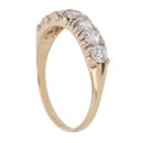 9ct Yellow Gold Cubic Zirconia Half Eternity Ring