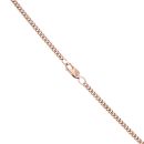 9ct Rose Gold Curb Chain 18"